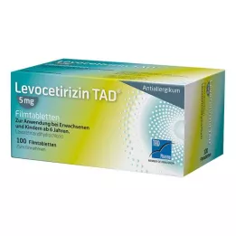 LEVOCETIRIZIN TAD 5 mg filmsko obložene tablete, 100 kosov