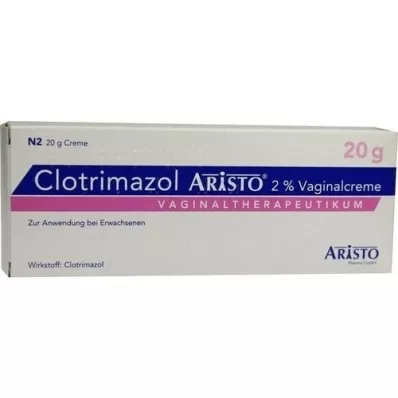 CLOTRIMAZOL ARISTO 2-odstotna vaginalna krema + 3 nanosi, 20 g