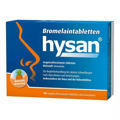 Bromelain tablete hysan® gastrorezistentne tablete, 100 kos Bromelain tablete hysan® gastrorezistentne tablete, 100 kos