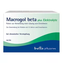 MACROGOL beta plus Elektrolit Plv.za peroralno uporabo, 50 kosov