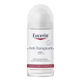 Eucerin 48-urni roll-on antiperspirant, 50 ml