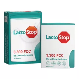 LACTOSTOP 3,300 FCC Tablete s klikom na razpršilnik, 100 kosov