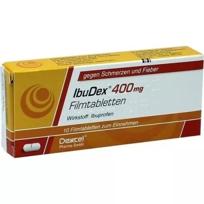 IBUDEX 400 mg filmsko obložene tablete, 10 kosov