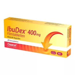 IBUDEX 400 mg filmsko obložene tablete, 20 kosov