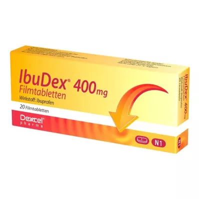 IBUDEX 400 mg filmsko obložene tablete, 20 kosov