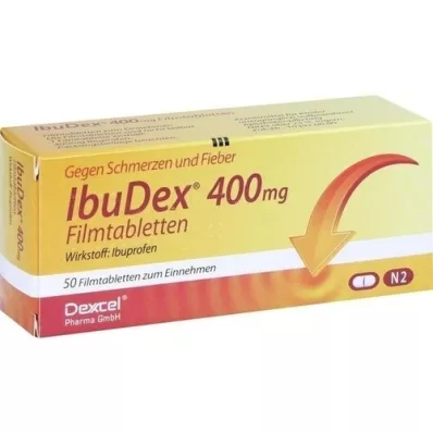 IBUDEX 400 mg filmsko obložene tablete, 50 kosov