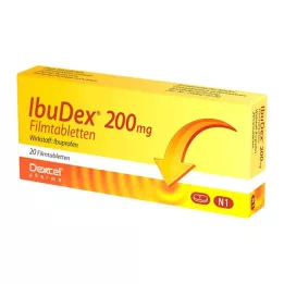IBUDEX 200 mg filmsko obložene tablete, 20 kosov