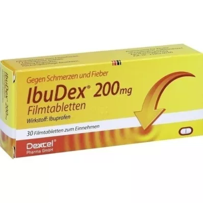IBUDEX 200 mg filmsko obložene tablete, 30 kosov