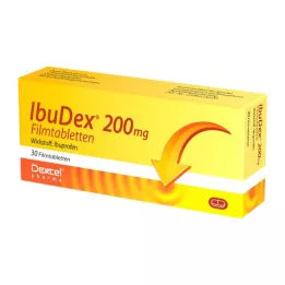 IBUDEX 200 mg filmsko obložene tablete, 30 kosov