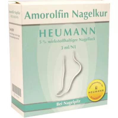 AMOROLFIN Zdravilo za nohte Heumann 5% wst.halt.lak za nohte, 3 ml