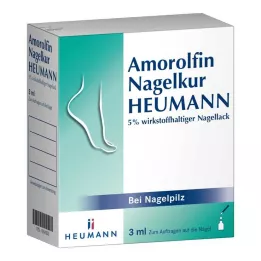 AMOROLFIN Zdravilo za nohte Heumann 5% wst.halt.lak za nohte, 3 ml