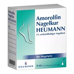 AMOROLFIN Zdravilo za nohte Heumann 5% wst.halt.lak za nohte, 5 ml