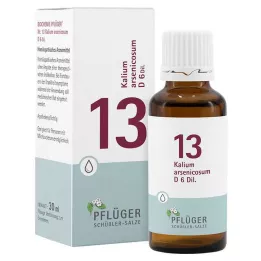 BIOCHEMIE Pflüger 13 Kalium arsenicosum D 6 kapljic, 30 ml