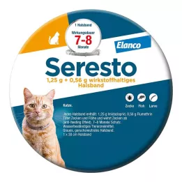 SERESTO Ovratnica za mačke, 1 kos