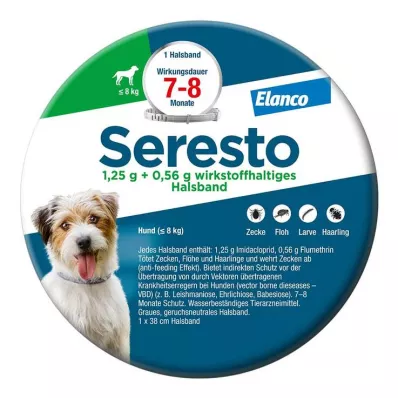 Seresto ovratnica za male pse do 8 kg, 1 kos