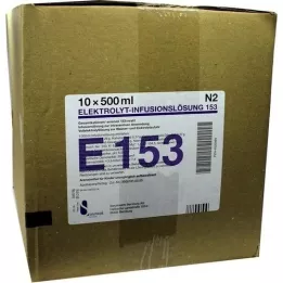 ELEKTROLYT Inf.-Lsg. 153 PE-Steklenica, 10X500 ml