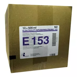 ELEKTROLYT Inf.-Lsg. 153 PE-Steklenica, 10X500 ml