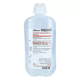ISOTONISCHE Fiziološka raztopina 0,9 % Bernburg Inf.-L.PE, 10X500 ml