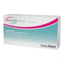 OCUSALIN 5% UD Kapljice za oči, 50X0,5 ml