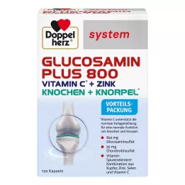DOPPELHERZ Glukozamin Plus 800 sistemskih kapsul, 120 kapsul
