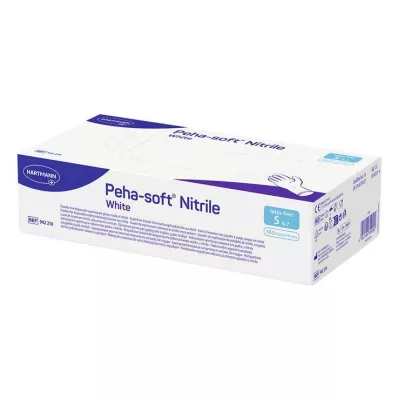 Peha Soft nitrilne bele preiskovalne rokavice, nepudrane, nesterilne S, 100 kosov Peha Soft nitrilne bele preiskovalne rokavice, nepudrane, nesterilne S, 100 kosov