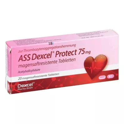ASS Dexcel Protect 75 mg (20 kosov) ASS Dexcel Protect 75 mg (20 kosov)