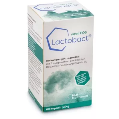 LACTOBACT omni FOS enterično obložene kapsule, 60 kosov