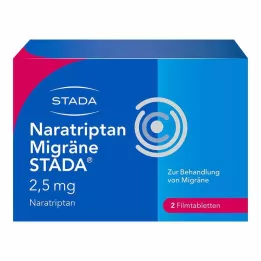 NARATRIPTAN Migrena STADA 2,5 mg filmsko obložene tablete, 2 kosa