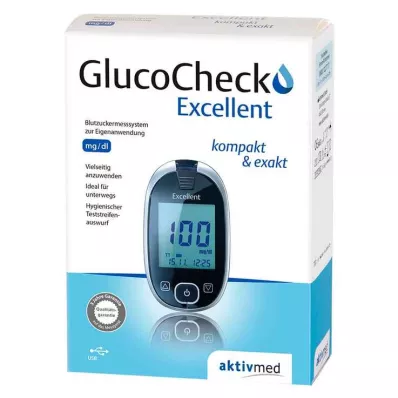 Gluco Check Excellent set za merjenje krvnega sladkorja mg/dl, 1 kos Gluco Check Excellent set za merjenje krvnega sladkorja mg/dl, 1 kos