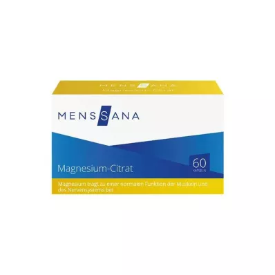 MAGNESIUMCITRAT MensSana kapsule, 60 kapsul