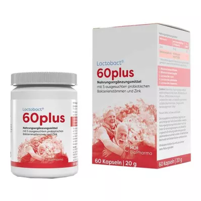 Lactobact 60plus gastrorezistentne kapsule, 60 kosov Lactobact 60plus gastrorezistentne kapsule, 60 kosov