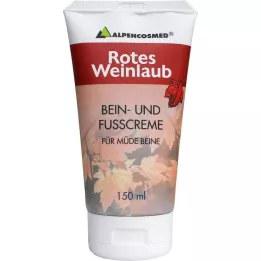 Alpencosmed Krema za noge in stopala z rdečimi listi trte, 150 ml