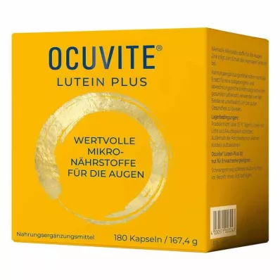 Ocuvite Lutein Plus kapsule, 180 kos Ocuvite Lutein Plus kapsule, 180 kos