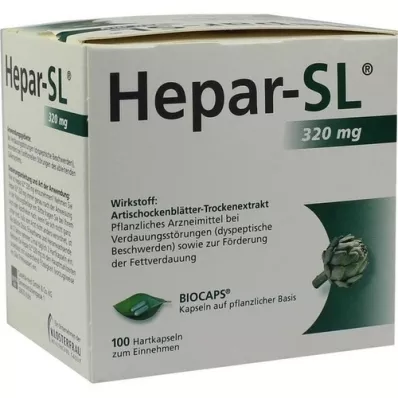 HEPAR-SL 320 mg trde kapsule, 100 kosov