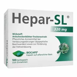 HEPAR-SL 320 mg trde kapsule, 100 kosov