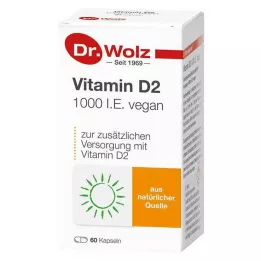 VITAMIN D2 1000 I.U. veganske kapsule, 60 kosov