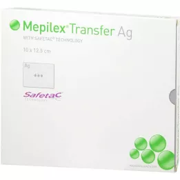 MEPILEX Transfer Ag penasta obloga 10x12,5 cm, sterilna, 5 kosov