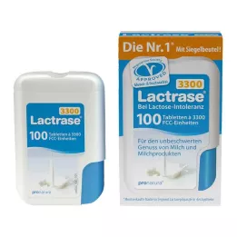 LACTRASE 3.300 FCC Tablete v razpršilniku s klikom, 100 kosov