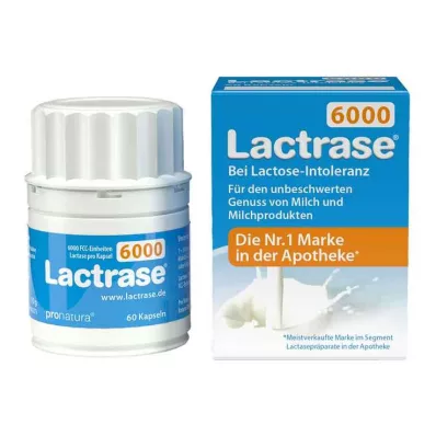 Lactrase 6.000 FCC kapsul, 60 kos Lactrase 6.000 FCC kapsul, 60 kos