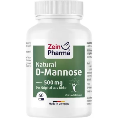 NATURAL D-manoza 500 mg kapsule, 60 kapsul