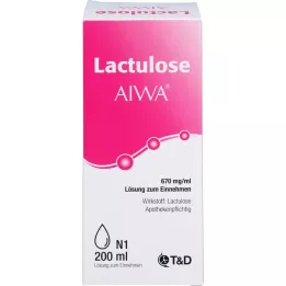 LACTULOSE AIWA 670 mg/ml peroralna raztopina, 200 ml