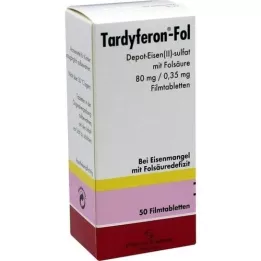 TARDYFERON-Fol Depot-Eisen(II)-sul.m.Fols.Filmtab., 50 kosov
