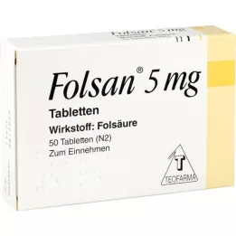 FOLSAN 5 mg tablete, 50 kosov