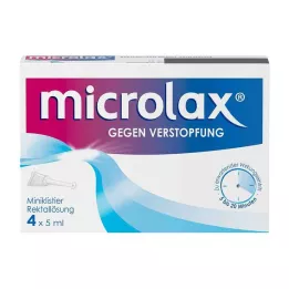 MICROLAX Rektalne klistirne raztopine, 4X5 ml