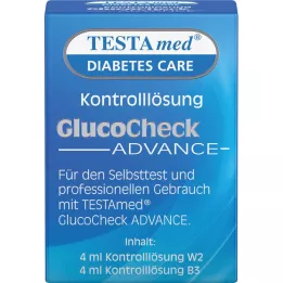 TESTAMED Kontrolna raztopina GlucoCheck Advance, 4 ml
