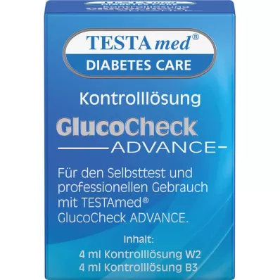 TESTAMED Kontrolna raztopina GlucoCheck Advance, 4 ml