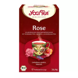 YOGI TEA Organska filtrirna vrečka Rose, 17X2 g