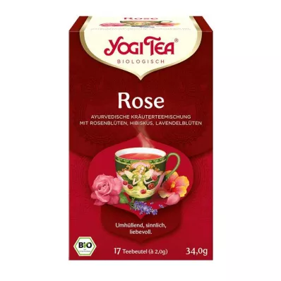 YOGI TEA Organska filtrirna vrečka Rose, 17X2 g YOGI TEA Organska filtrirna vrečka Rose, 17X2 g