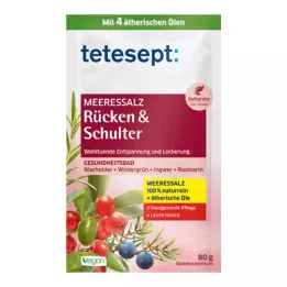 TETESEPT Morska sol nazaj &amp; Pleče, 80 g