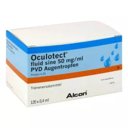 OCULOTECT tekočina brez PVD kapljic za oči, 120X0,4 ml